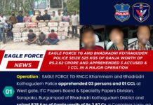 భద్రాద్రిలో ఖాకీల మెరుపు దాడి! భారీ డ్రగ్స్ రాకెట్ గుట్టురట్టు