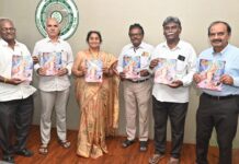 నవమల్లెతీగ 100వ సంచికను ఆవిష్కరించిన మంత్రి సవిత