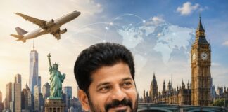 సీఎం విదేశీ పర్యటన ప్రపంచ కంపెనీలతో భేటీలు తెలంగాణకు పెట్టుబడులే లక్ష్యం