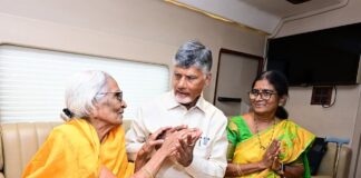 90 ఏళ్ల అమ్మమ్మ కోరిక తీర్చిన చంద్రబాబు