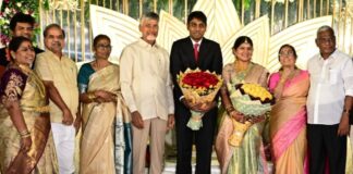 ఆలపాటి కుమారుడి వివాహ రిసెప్షన్కు చంద్రబాబు