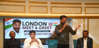 లండన్లో ఎన్నారైలతో రేవంత్ భేటీ