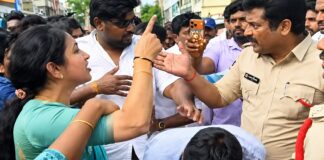 రంగా విగ్రహం తొలగింపుపై ఆగ్రహం