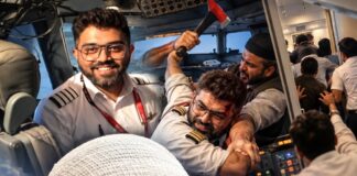 ప్రాణాలు కాపాడిన పైలట్కు తీవ్ర గాయం